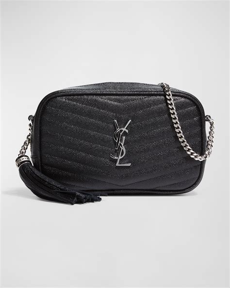 ysl mini lou camera bag silver hardware|ysl lou camera bag review.